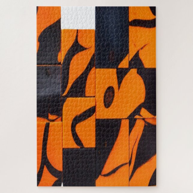 Quebra-cabeça Cores De Um Tigre (Vertical)