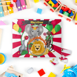 Quebra-cabeça Cores Primárias Do Circo Cuto Gráfico