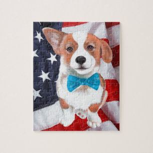 Quebra-cabeça Corgi América