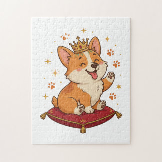 Quebra-cabeça Corgi Fofo Presente para Amantes do