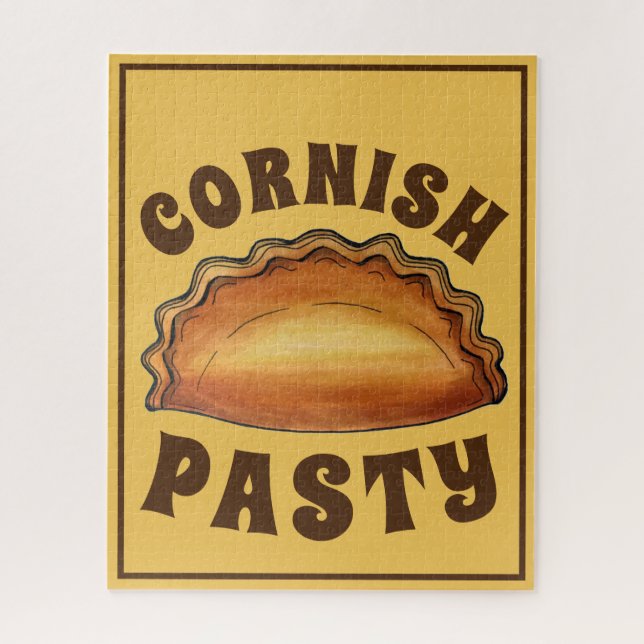 Quebra-cabeça Cornish Pasty British Meat Pie Savory Pastory (Vertical)