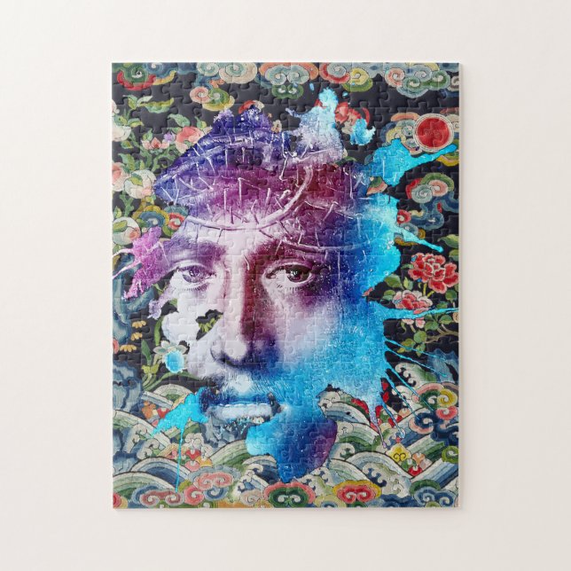 Quebra-cabeça Coroa Thorn Jesus Cristo Paixão Abstrato (Vertical)