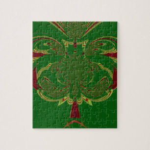 Quebra-cabeça Coroa Verde