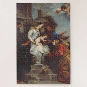 Quebra-cabeça Coroação de Santa Rosália por Anthony van Dyck