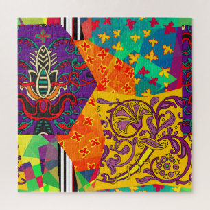 Quebra-cabeça Corpo Festivo Turco Indiano Mandala