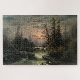 Quebra-cabeça Corrente das Montanhas em Lua - Albert Rieger