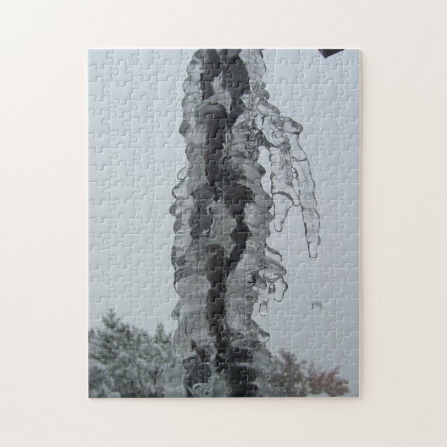 Quebra-cabeça Corrente de gelo no inverno (Vertical)