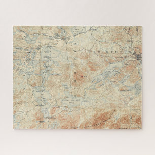 Quebra-cabeça Corrente do lago Saranac (Lagos Inferior, Médio e