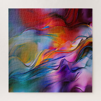 Quebra-cabeça "Correntes cromáticas" Abstrato Contemporâneo
