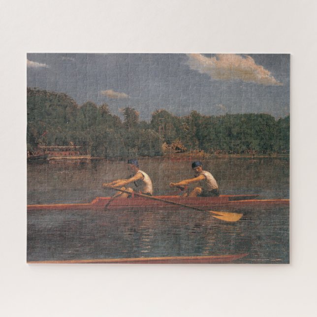 Quebra-cabeça Corrida de Boat ao rio (por Thomas Eakins) (Horizontal)