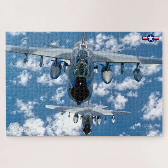Quebra-cabeça CORSAIR II A-7K (20x30 POLEGADAS) (Horizontal)