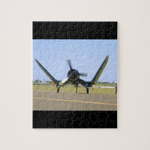 Quebra-cabeça Corsário de Vought F4U, planos de Unfolding_WWII