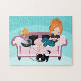 Quebra-cabeça Cortando