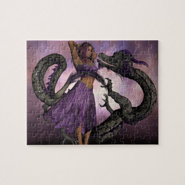 Quebra-cabeça Cortejado pelo dragão (Horizontal)