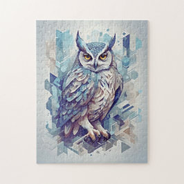 Quebra-cabeça Coruja Azul [1/3]