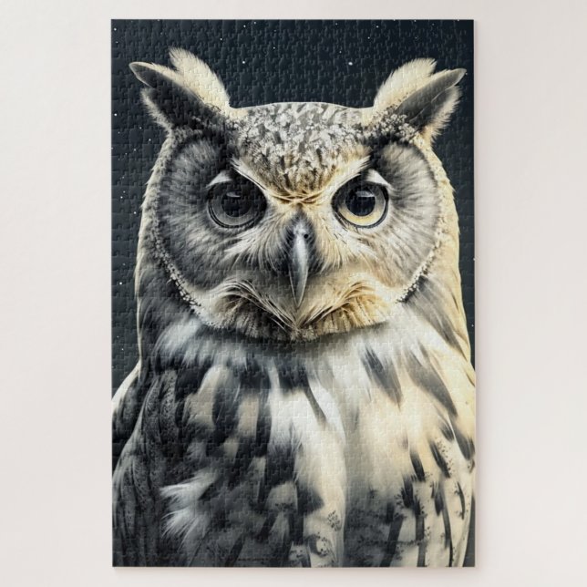 Quebra-cabeça Coruja Curiosa (Vertical)