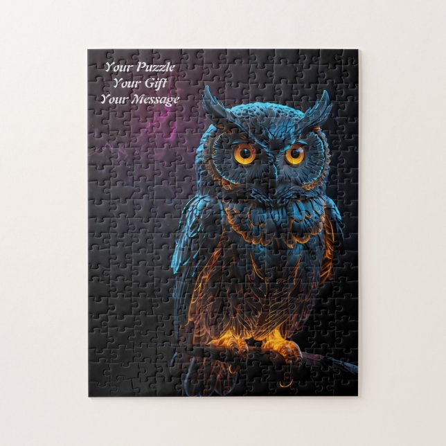 Quebra-cabeça Coruja da Sabedoria (Vertical)