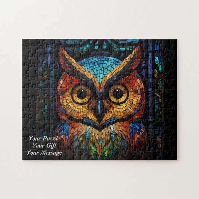 Quebra-cabeça Coruja da Sabedoria (Horizontal)