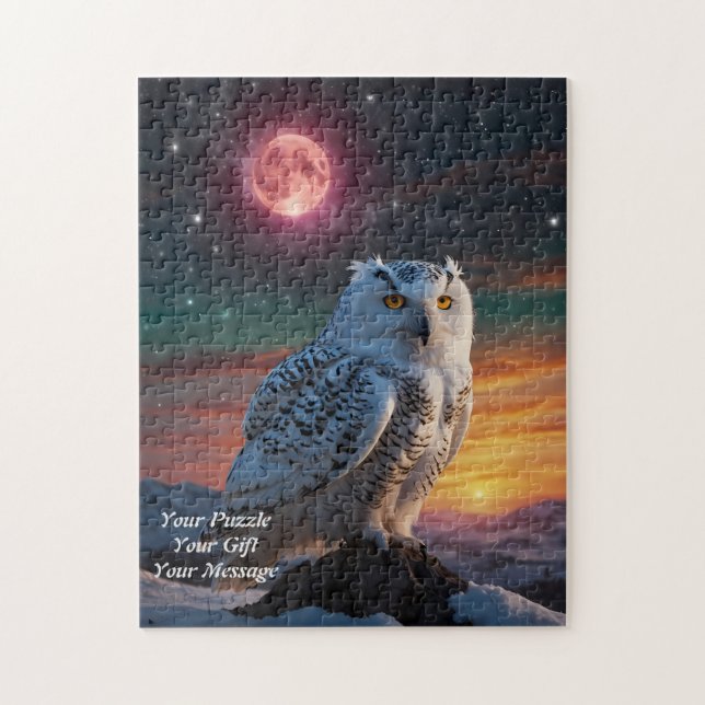 Quebra-cabeça Coruja da Sabedoria (Vertical)