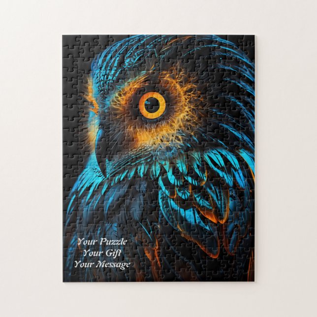 Quebra-cabeça Coruja da Sabedoria (Vertical)