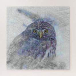 Quebra-cabeça Coruja de Animais Artísticos