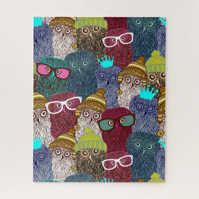 Quebra-cabeça Coruja na coroa (Vertical)