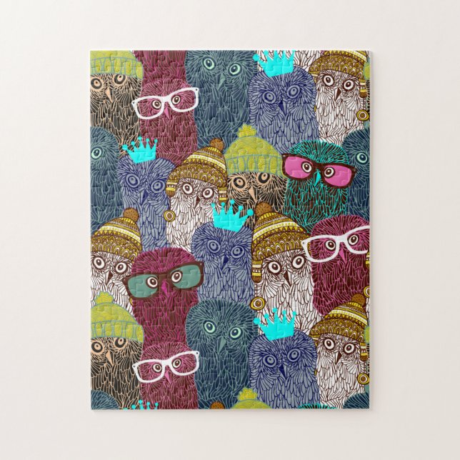 Quebra-cabeça Coruja na coroa (Vertical)