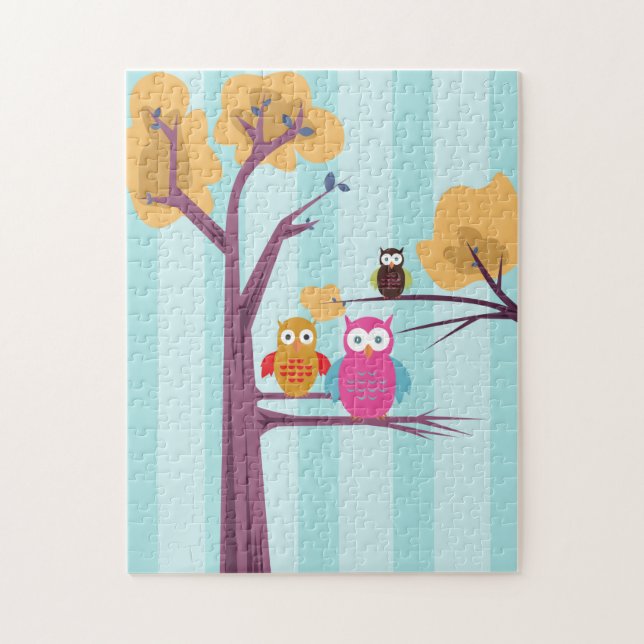 Quebra-cabeça Corujas (Vertical)