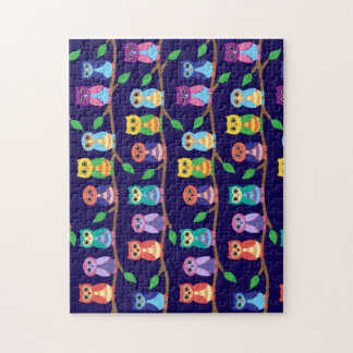 Quebra-cabeça Corujas na árvore