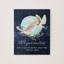 Quebra-cabeça Corujas Personalizadas