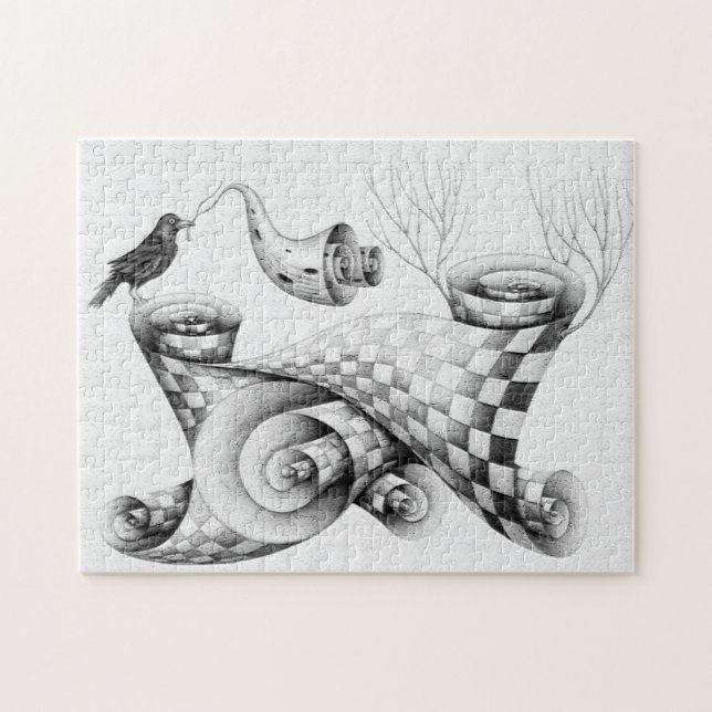 Quebra-cabeça Corvo (Horizontal)