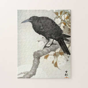Quebra-cabeça Corvo Koson Japonês Pássaro Corvo