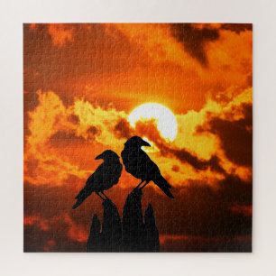 Quebra-cabeça Corvos ao Sol