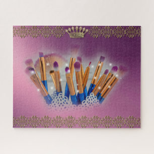 Quebra-cabeça Cosméticos Makeup Brush Glamor