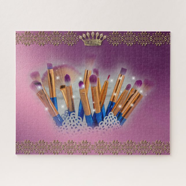 Quebra-cabeça Cosméticos Makeup Brush Glamor (Horizontal)