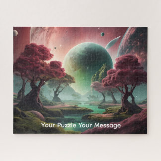 Quebra-cabeça Cosmic planets & colourful worlds