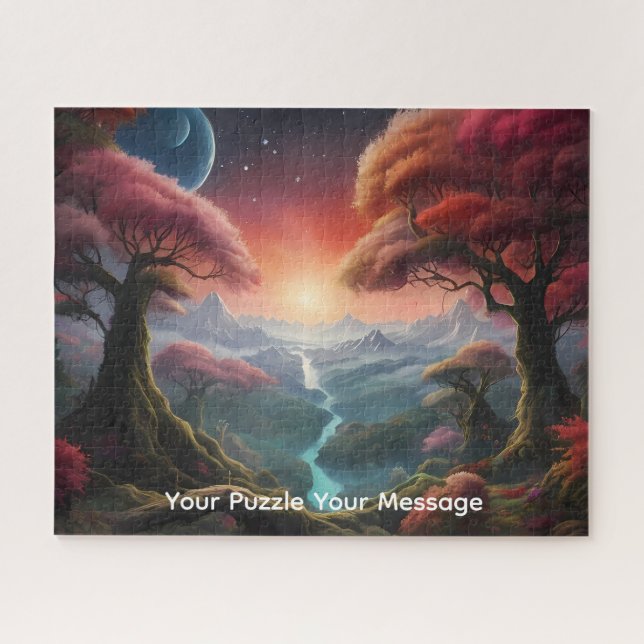 Quebra-cabeça Cosmic planets & colourful worlds (Horizontal)