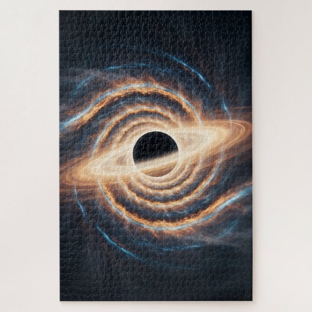Quebra-cabeça “Cosmic Vortex Black Hole Puzzle – 1014 Pieces |  (Vertical)