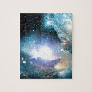 Quebra-cabeça Cosmos azul do universo
