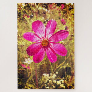Quebra-cabeça cosmos rosa