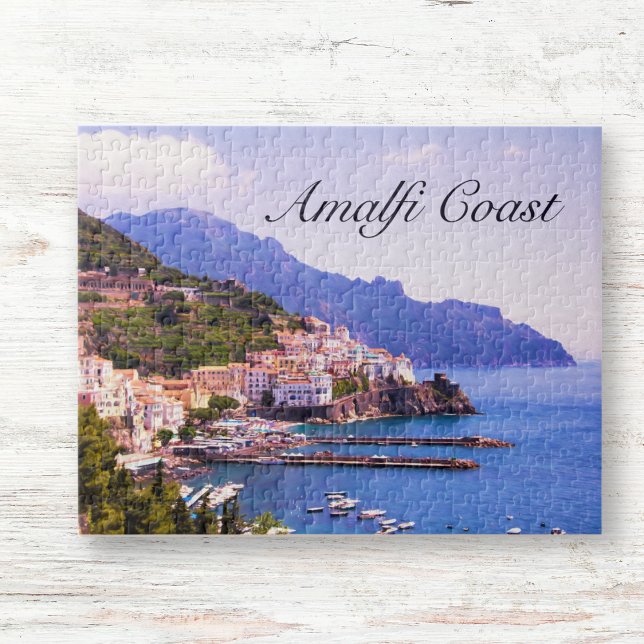 Quebra-cabeça Costa Amalfi, Positano (Piece together the wonders of the Amalfi Coast—a puzzle that brings pure joy!)