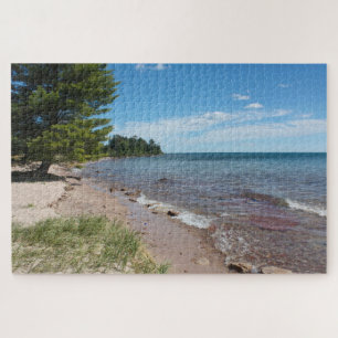 Quebra-cabeça Costa de Brunette Park — Lago Superior, Michigan
