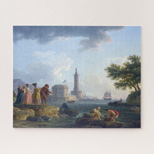 Quebra-cabeça Costa do Mar Antiga 1776 (Horizontal)
