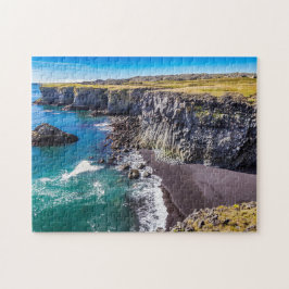 Quebra-cabeça Costa Hellnahraun, Islândia