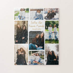 Quebra-cabeça Cota Personalizada de Colagem de Fotos para Amigos
