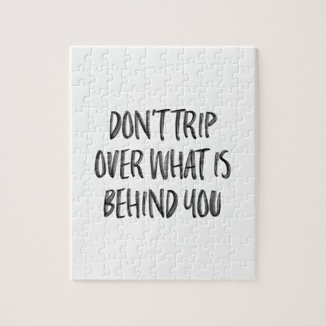 Quebra-cabeça Cotações Motivacionais Inspiracionais com Letra Mã (Vertical)