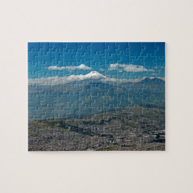 Quebra-cabeça Cotopaxi e Quito (Horizontal)
