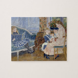 Quebra-cabeça Cottagecore Cena Pastoral da Infância de Renoir