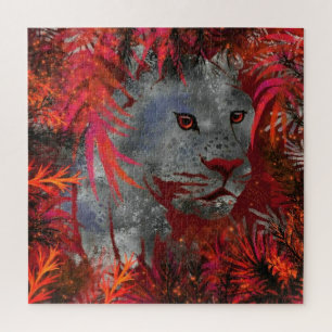 Quebra-cabeça Cougar Falante - Coleção de Arte de Desenho Migr