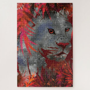 Quebra-cabeça Cougar Falante - Coleção de Arte de Desenho Migr